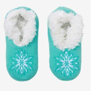 Disney Frozen Snowflake Cozy Slippers NEW